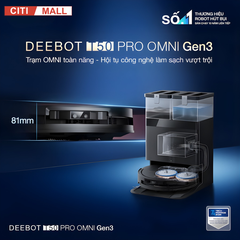 Ecovacs Deebot T50 Pro Omni Gen 3 - Robot Hút Bụi Lau Nhà 2026 tại citimall 05
