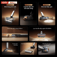 Dreame H16 Pro - Máy Hút Bụi Lau Sàn Khô Ướt 2026 tại Citimall- Giga Việt Nam - Vua Nhà Bếp Đức 02