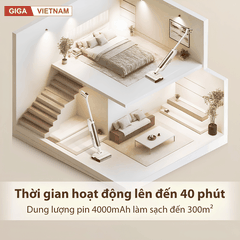 Mova M10 - Máy Hút Bụi Lau Sàn Cầm Tay 2026 tại Giga Việt Nam x Vua Nhà Bếp Đức 13