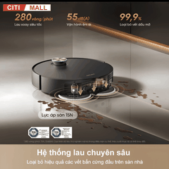 Dreame X60 Ultra Extreme - Robot Hút Bụi Lau Nhà 2026 tại Citimall 06