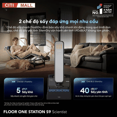 Tineco Floor One Station S9 Scientist – Máy hút bụi lau sàn khô ướt 2026