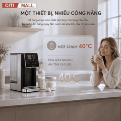 Bình Thủy Điện Steiger STG-400H làm nóng nước có lõi lọc than hoạt tính - Bảo hành chính hãng 12 tháng