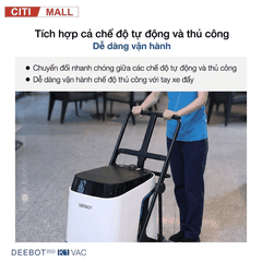 Ecovacs DEEBOT PRO K1 VAC - Robot hút bụi lau sàn công nghiệp 2026 tại Citimall 13