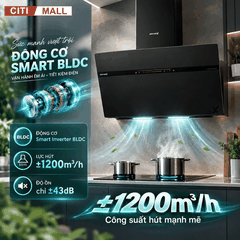 GrandX GX H70S86B - Máy hút mùi áp tường 2026