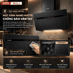 GrandX GX H90S86B - Máy hút mùi 2026