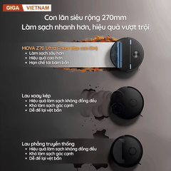 MOVA Z70 Ultra Roller - Robot Hút Bụi Lau Nhà 2026 tại Giga Việt Nam 05