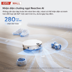Robot hút bụi lau nhà Roborock Qrevo Edge 2 Flow tại Citimall 014