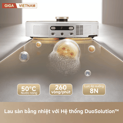 Mova V50 Ultra  - Robot Hút Bụi Lau Sàn 2026 tại Giga Việt Nam 09