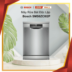 Bosch SMS6ZCI02P - Máy Rửa Bát Độc Lập 2026