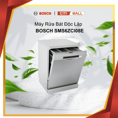 Bosch SMS6ZCI08E Serie 6 - Máy Rửa Bát Độc Lập Bosch 2026
