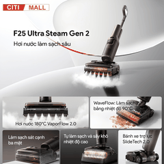 Roborock F25 Ultra Steam Gen 2 - Máy Hút Bụi Lau Sàn 2026 tại Citimall 02
