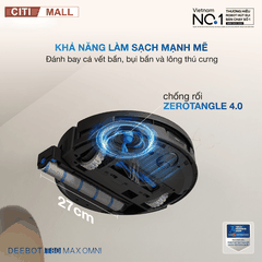 Ecovacs Deebot T80 Max Omni - Robot hút bụi lau nhà 2026