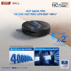 Ecovacs Deebot T80 Max Omni - Robot hút bụi lau nhà 2026