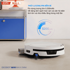 Ecovacs Deebot T80 Max Omni - Robot hút bụi lau nhà 2026