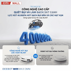 Ecovacs Deebot T80 Max Omni - Robot hút bụi lau nhà 2026