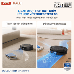 Ecovacs Deebot T80 Max Omni - Robot hút bụi lau nhà 2026