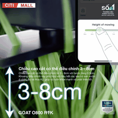 Ecovacs GOAT O800 RTK - Robot Cắt Cỏ Thông Minh 2026 tại Citimall 09