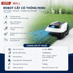 Ecovacs GOAT O800 RTK - Robot Cắt Cỏ Thông Minh 2026 tại Citimall 02
