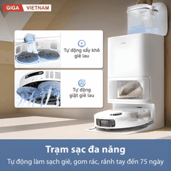 Mova E30 Ultra - Robot Hút Bụi Lau Sàn 2026 tại Giga Việt Nam 05