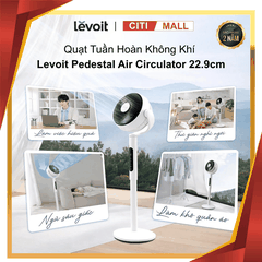 Levoit Pedestal 22.9cm - Quạt Tuần Hoàn Không Khí 2026 tại Giga Việt Nam x Citimall 01