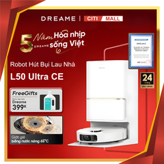 Dreame L50 Ultra CE - Robot Hút Bụi Lau Nhà 2026 tại CITI MALL x Vua Nhà Bếp Đức 01