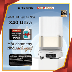 Dreame X40 Ultra - Robot Hút Bụi Lau Nhà 2026 tại Giga Việt Nam x Vua Nhà Bếp Đức 02