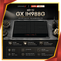 GRANDX GX IH988G - BẾP TỪ GRANDX 2026