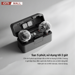 DJI Mic 3 - Micro Thế Hệ Mới 2026 tại citimall x giga việt nam 19
