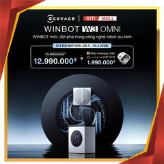 Ecovacs Winbot W3 Omni - Robot Lau Kính 2026 tại Vua Nhà Bếp Đức