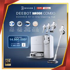 Ecovacs T30S Combo - Robot Hút Bụi Lau Nhà 2026