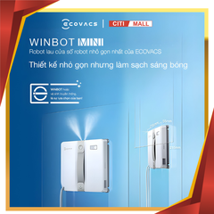 WINBOT MINI – Robot lau kính nhỏ gọn ECOVACS tại Vua Nhà Bếp Đức