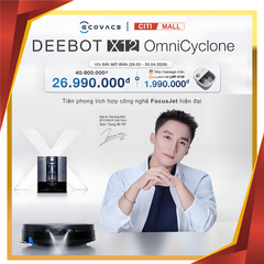 Ecovacs Deebot X12 OmniCyclone - Robot Hút Bụi Lau Nhà 2026 tại Vua Nhà Bếp Đức 01