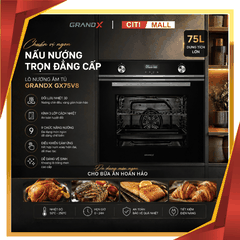 GrandX GX75V8 - Lò nướng âm tủ 2026