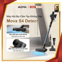 Mova S4 Detect - Máy Hút Bụi Cầm Tay Không Dây 2026 tại Giga Việt Nam x Vua Nhà Bếp Đức 01