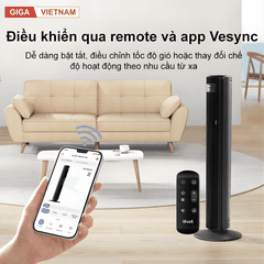 Levoit Smart WiFi 42 inches - Quạt Tháp Điều Hòa 2026 tại citimall x gigavietnam 10
