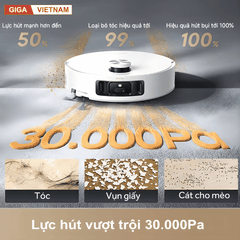Dreame Aqua10 Roller - Robot Hút Bụi Lau Nhà 2026 tại Giga Việt Nam x Vua Nhà Bếp Đức 09