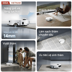 Dreame Aqua10 Roller - Robot Hút Bụi Lau Nhà 2026 tại Giga Việt Nam x Vua Nhà Bếp Đức 14