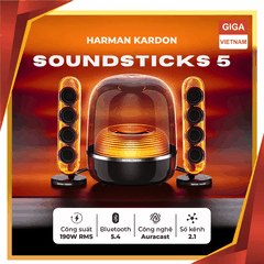 Harman Kardon SoundSticks 5 - Loa Bluetooth Cao Cấp 2026 tại Giga Việt Nam x Vua Nhà Bếp Đức 01