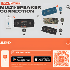 JBL Charge 6 - Loa Bluetooth Di Động Cao Cấp 2026 tại Giga Việt Nam x Vua Nhà Bếp Đức 21