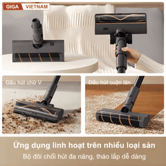 Dreame R20 - Máy Hút Bụi Cầm Tay Không Dây 2026 tại Giga Việt Nam x Vua Nhà Bếp Đức 07