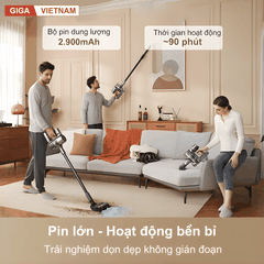 Dreame R20 - Máy Hút Bụi Cầm Tay Không Dây 2026 tại Giga Việt Nam x Vua Nhà Bếp Đức 10