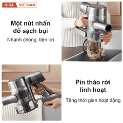 Dreame R20 - Máy Hút Bụi Cầm Tay Không Dây 2026 tại Giga Việt Nam x Vua Nhà Bếp Đức 11
