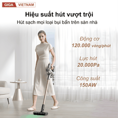 Dreame V12S - Máy Hút Bụi Cầm Tay Không Dây 2026 tại Giga Việt Nam x Vua Nhà Bếp Đức 03