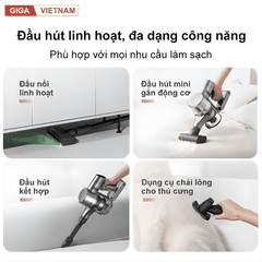 Dreame V18S Aqua - Máy Hút Bụi Cầm Tay Không Dây 2026 tại Giga Việt Nam x Vua Nhà Bếp Đức 11