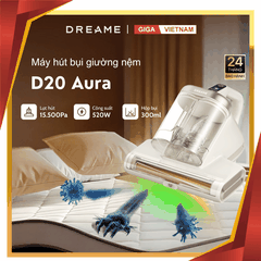 Dreame D20 Aura - Máy Hút Bụi Giường Nệm 2026 Giga Việt Nam x Vua Nhà Bếp Đức 01