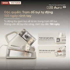 Dreame D20 Aura - Máy Hút Bụi Giường Nệm 2026 Giga Việt Nam x Vua Nhà Bếp Đức 03