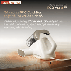 Dreame D20 Aura - Máy Hút Bụi Giường Nệm 2026 Giga Việt Nam x Vua Nhà Bếp Đức 08