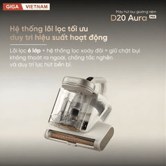 Dreame D20 Aura - Máy Hút Bụi Giường Nệm 2026 Giga Việt Nam x Vua Nhà Bếp Đức 09