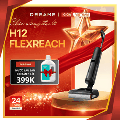Dreame H12 Flexreach - Máy Hút Bụi Lau Nhà 2026 tại Giga Việt Nam x Vua Nhà Bếp Đức 01