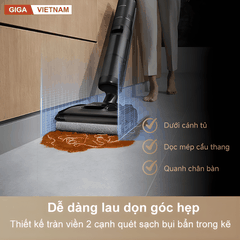 Dreame H12 Flexreach - Máy Hút Bụi Lau Nhà 2026 tại Giga Việt Nam x Vua Nhà Bếp Đức 09